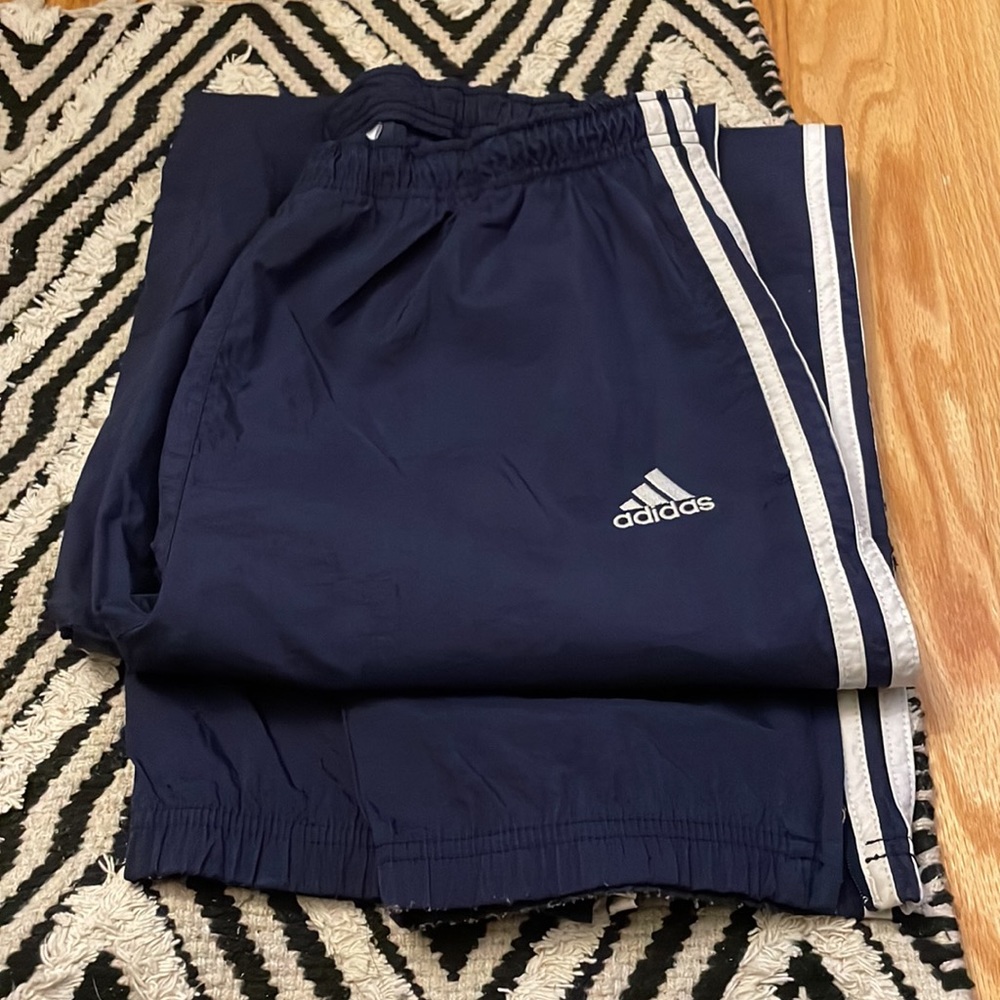 Vintage Nylon Adidas Track Pants M